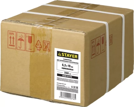 Саморезы СКМ кровельные, 19 х 6.3 мм, 2 000 шт, для металлических конструкций, STAYER 30300-63-019 купить в Кургане