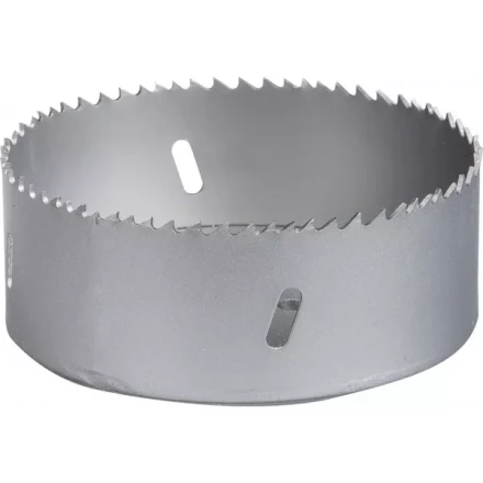 Коронка ЗУБР "ЭКСПЕРТ" биметаллическая, быстрорежущая сталь, глубина сверления до 38мм, d-114мм 29531-114_z01 купить в Кургане