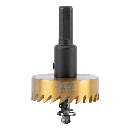 Коронка по металлу HSS, 41 мм, нитридтитановое покрытие Denzel 724113 купить в Кургане