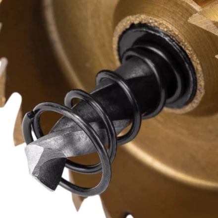 Коронка по металлу HSS, 41 мм, нитридтитановое покрытие Denzel 724113 купить в Кургане