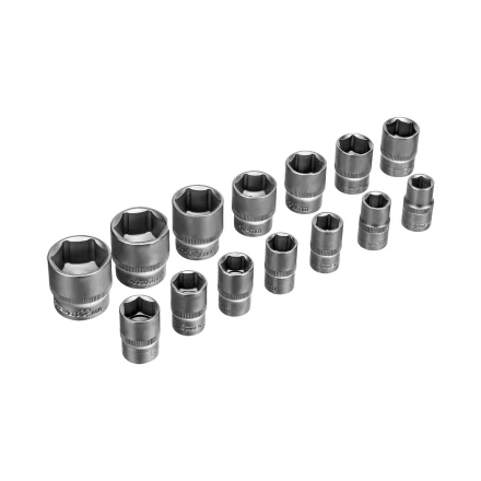 Набор инструментов Сибртех 14170, 1/2&quot;, 3/8&quot;, 1/4&quot;, пластиковый кейс 215 предм. купить в Кургане