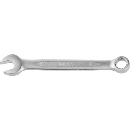 Ключ ЗУБР &quot;ПРОФИ&quot; гаечный комбинированный, Cr-V сталь, хромированный, 10мм 27022-10 купить в Кургане