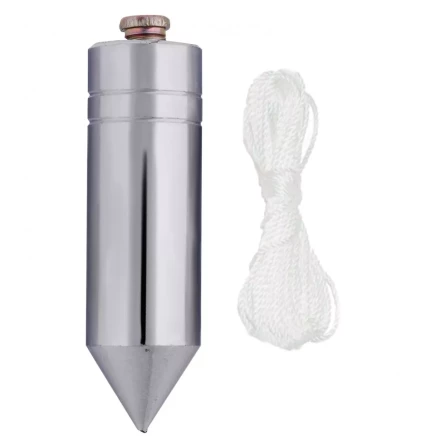 Отвес цилиндрический 300 г шнур 5 м Matrix 84888 купить в Кургане