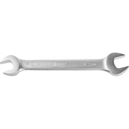 Ключ ЗУБР &quot;ПРОФИ&quot; гаечный рожковый, Cr-V сталь, хромированный, 13х14мм 27027-13-14 купить в Кургане
