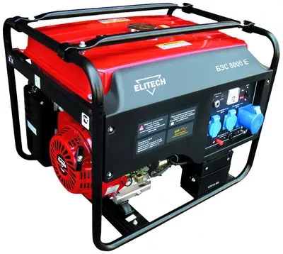 Бензогенератор Elitech БЭС 8000 Е купить в Кургане
