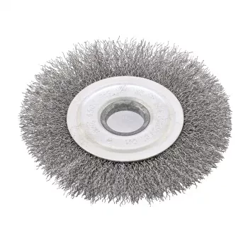 Щетка для УШМ 125 мм посадка 22,2 мм плоская витая проволока  СИБРТЕХ 746567 купить в Кургане
