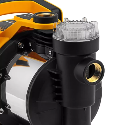 Садовый поверхностный насос Denzel 97305 GP1100SS, 1100 Вт, 4000 л/ч, подъем 45 м, пластик купить в Кургане