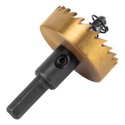 Коронка по металлу HSS, 42 мм, нитридтитановое покрытие Denzel 724114 купить в Кургане