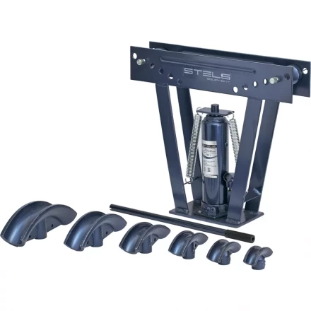 Трубогиб гидравлический 12 т в комплекте с башмаками 1/2–2 STELS 18116 купить в Кургане