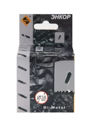 Коронка Bi-Metal Ф38 мм М3 Энкор 24138 купить в Кургане