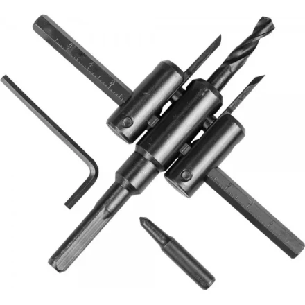 Сверло регулируемое, STAYER Profi 2944, двухрезцовое, по дереву, &quot;Балеринка&quot;, d=40-120мм 2944 купить в Кургане