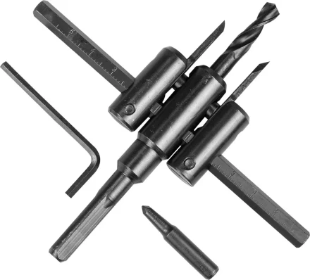 Сверло регулируемое, STAYER Profi 2944, двухрезцовое, по дереву, &quot;Балеринка&quot;, d=40-120мм 2944 купить в Кургане