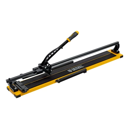 Плиткорез рельсовый Denzel 1000х16мм, каретка на подш., стальная станина, усил. рукоятка-пенал 877018 купить в Кургане