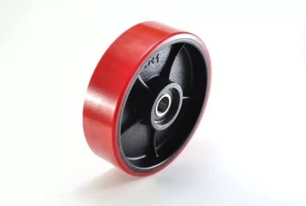 Колесо полиуретан 150х50 мм с подшипником для тележек гидравлических BFWL/BFL10/BFL15 131469 купить в Кургане