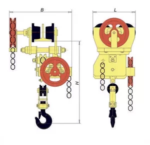 Таль ручная червячная передвижная ТРЧП 8,0 т 6 м 101863 купить в Кургане