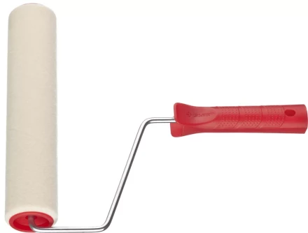 Валик ЗУБР &quot;МАСТЕР&quot; &quot;ВЕЛЮР&quot;, 100% шерсть, ворс 4мм, ручка 6мм, d=40/240мм 03535-24 купить в Кургане