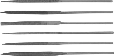 Набор DEXX: Надфили, улучшенная инструментальная сталь У10, 6шт 1604-H6 купить в Кургане