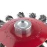 Кордщетка HAMMER тарелка 115мм для УШМ витая сталь (207-112) купить в Кургане