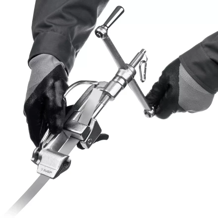 ЗУБР ИНВ-20, инструмент для натяжения стальной монтажной ленты, Профессионал (22627) купить в Кургане