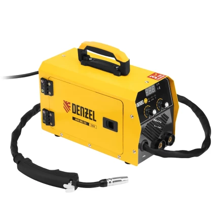 Аппарат инвертор. полуавтомат. сварки Mini MIG-135, 130 А, ПВ 60%// Denzel 94308 купить в Кургане