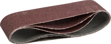 Лента шлифовальная бесконечная ЗУБР &quot;МАСТЕР&quot; на тканевой основе, для ЛШМ, P60, 75х457мм, 3шт 35541-060 купить в Кургане