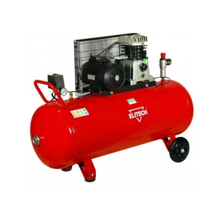 Компрессор масляный поршневой ременной Elitech КР 100/АВ678/4Т купить в Кургане