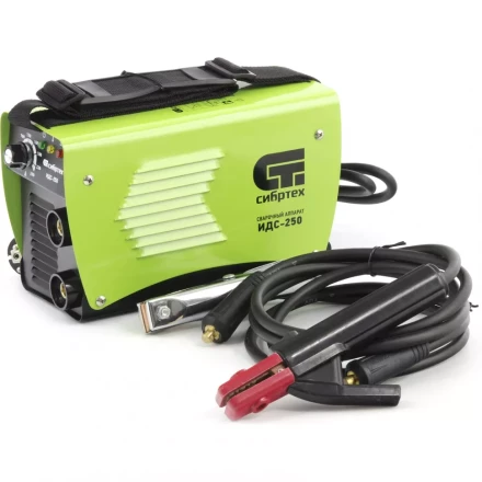 Аппарат инверторный дуговой сварки СИБРТЕХ ИДС-250 94378 купить в Кургане
