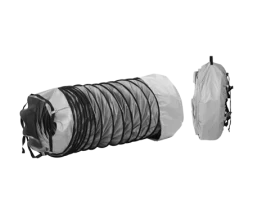 Комплект: рукав гибкий из ПВХ (450 мм, длина 6 м), сумка и фиксирующий ремень для теплогенераторов BALLU JUMBO