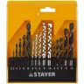 Набор STAYER "STANDARD": Сверла комбинированные, дерево (4-5-6-8-10мм), металл (2-3-4-6-8мм), бетон (4-5-6-8-10мм), 16 предметов 29720-H16 купить в Кургане