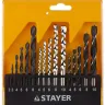 Набор STAYER "STANDARD": Сверла комбинированные, дерево (4-5-6-8-10мм), металл (2-3-4-6-8мм), бетон (4-5-6-8-10мм), 16 предметов 29720-H16 купить в Кургане