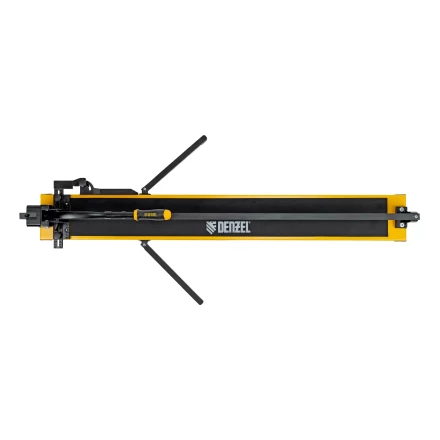 Плиткорез рельсовый 1200х16мм Denzel 877020 , каретка на подш., стальная станина, усил. рукоятка-пенал купить в Кургане