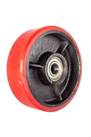 Колесо полиуретан 160х50 мм с подшипником для тележек гидравлических JC/DF-III/DB/BFC/AC(LH) 1001403 купить в Кургане