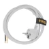 Шнур сетевой Denzel Energy Series, ПВС, 1,5 м, 3 x 1,5 мм, с неразборной вилкой, белый, 3 м, 37670 купить в Кургане