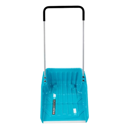 Скрепер-волокуша для уборки снега  Palisad 61694, полипропилен, колеса, 595х715х1445мм, рукоятка с ПВХ, LUXE купить в Кургане