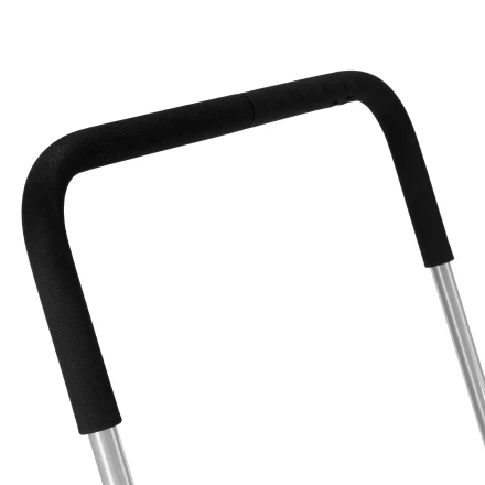 Скрепер-волокуша для уборки снега  Palisad 61694, полипропилен, колеса, 595х715х1445мм, рукоятка с ПВХ, LUXE купить в Кургане