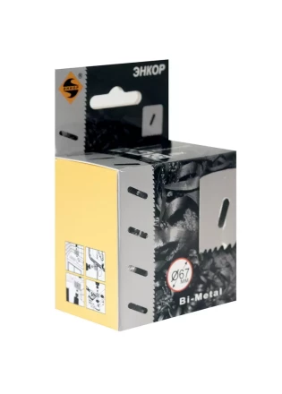 Коронка Bi-Metal Ф67 мм М3 Энкор 24167 купить в Кургане