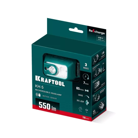 Аккумуляторный налобный фонарь KH-5 56454 купить в Кургане