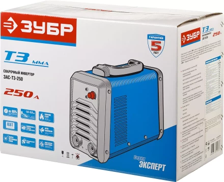 Сварочный инвертор ММА ЗАС-Т3-250 серия ПРОФЕССИОНАЛ купить в Кургане