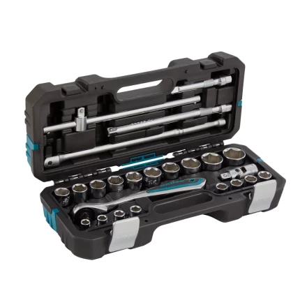 Набор инструментов 24 предмета, 120 зубьев, CrV, 1/2" Gross 14147 купить в Кургане