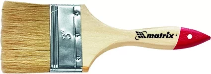 Кисть плоская &quot;Стандарт&quot; 2&quot; (50 мм) натуральная щетина деревянная ручка  MATRIX 82530 купить в Кургане