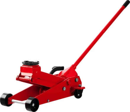 Домкрат гидравлический подкатной &quot;RED FORCE&quot;, с педалью, 3,5т, 145-500мм, STAYER 43155-3.5 43155-3.5 купить в Кургане