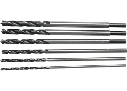 Набор сверл по дереву 6-8-10-12-13-14 мм L 300 мм 6 штук цилиндрический хвостовик СИБРТЕХ 702235 купить в Кургане