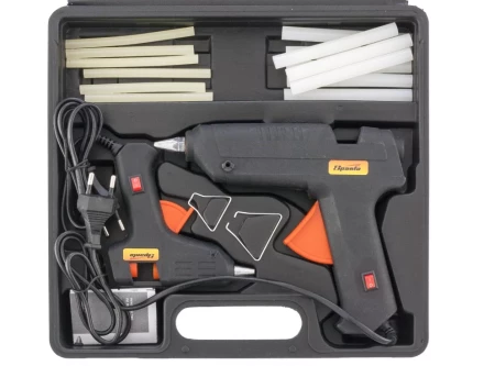 Набор клеевых пистолетов в кейсе 7/11 мм 20/100 Вт 3/8 г./мин. выключатель SPARTA 93038 купить в Кургане