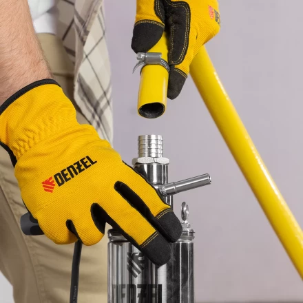 Скважинный насос Denzel DWS-3,5-100, винтовой, диаметр 3,5&quot;, 800 Вт, 1700 л/ч, напор 100 м 97251 купить в Кургане