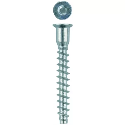 Винт-конфирмат ЗУБР оцинкованный, шестигранный шлиц, 7,0ммх70мм, 1800шт 4-308050-70-070 купить в Кургане