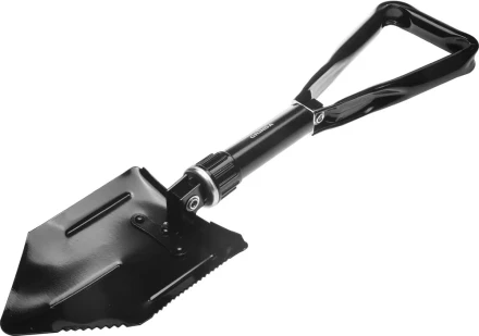 Лопата GRINDA складная, саперная, металлическая ручка, 240 / 578 мм 39470_z01 купить в Кургане