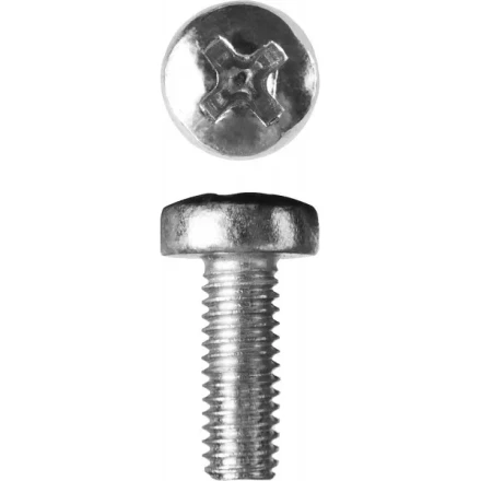 Винт ЗУБР &quot;МАСТЕР&quot; DIN 7985, класс прочности 4.8, оцинкованный, M3x10мм, 5кг 303150-03-010 купить в Кургане