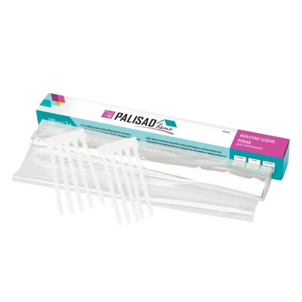 Рукав для запекания 3 м x 30 см, 10 хомутиков в комплекте, Home Palisad 950205 купить в Кургане