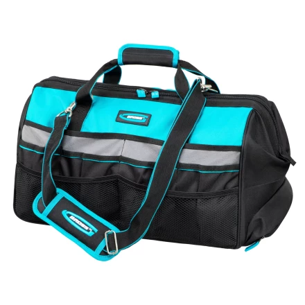 Сумка для инструмента Gross 90276, 500х280х290мм, выдвижная рукоятка, колеса, наплечный ремень купить в Кургане