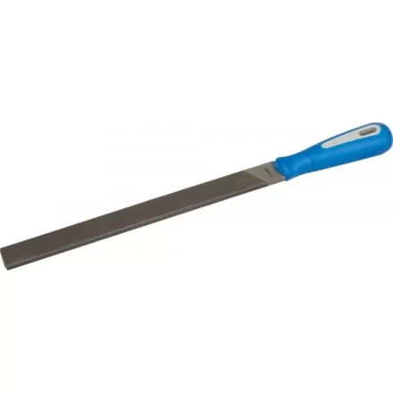 Напильник ЗУБР &quot;ЭКСПЕРТ&quot; плоский, двухкомпонентная рукоятка, № 3, 250мм 1611-25-3 купить в Кургане